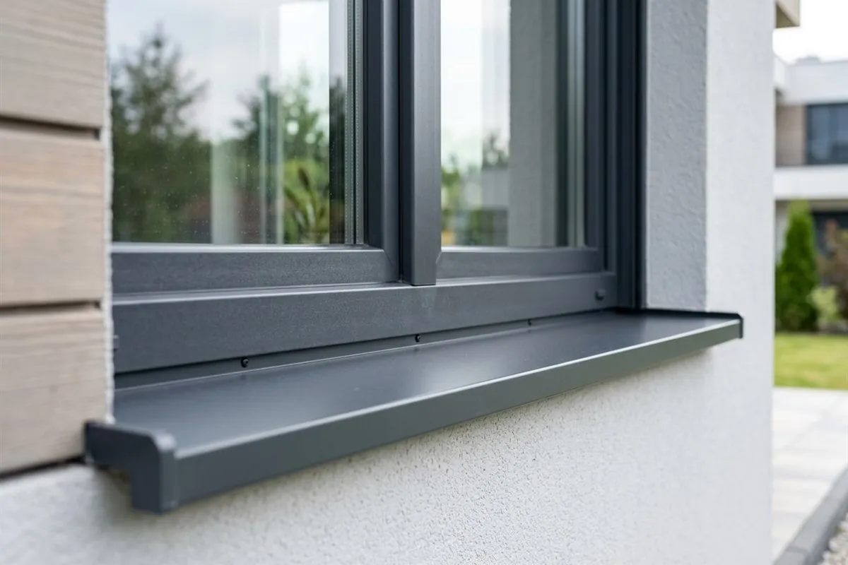 Glafuri exterioare din aluminiu durabile montate sub geam
